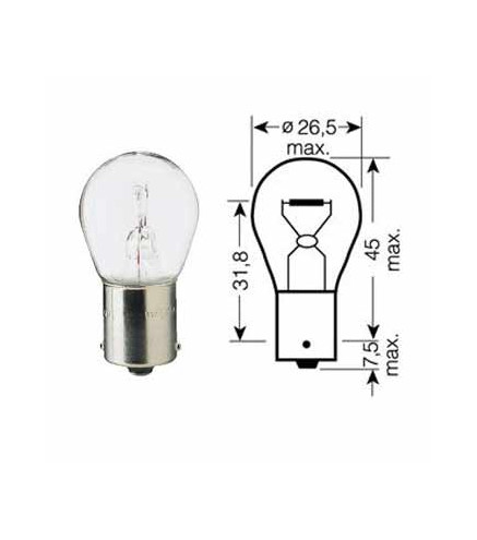 BA15S (P21W) 21W 12V żarówka