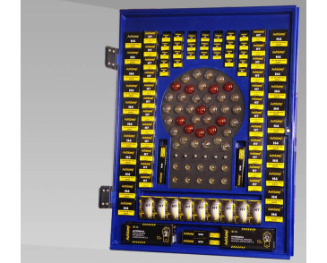 BOX Autolamp - zestaw żarówek - 197szt+ stojak duży