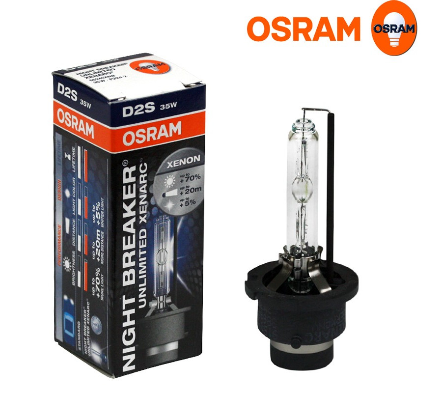 D2S 85V 35W P32s-2 OSRAM Night BreakerUnlimited Xenarc + 70%