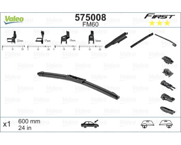 FM60 24" 600mm pióro wycieraczkiValeo First Multiconnection