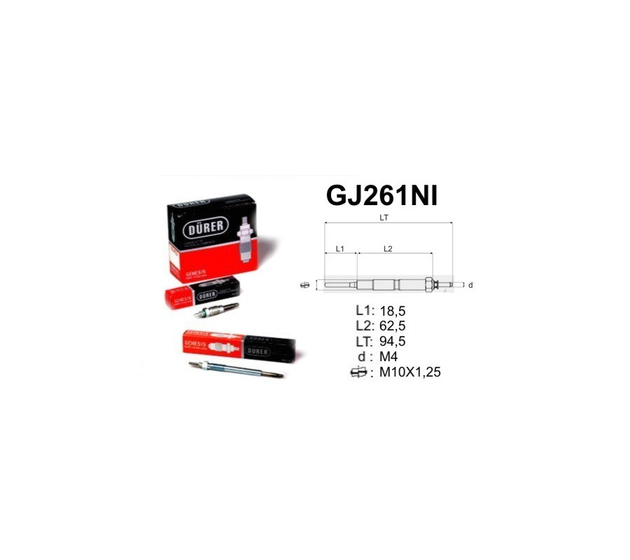 GJ261NI DURER ŚWIECA ŻAROWA