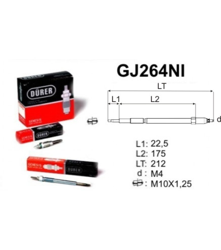 GJ264NI DURER ŚWIECA ŻAROWA