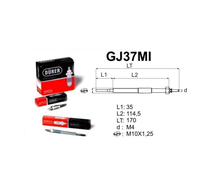 GJ37MI DURER ŚWIECA ŻAROWA