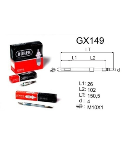 GX149 DURER ŚWIECA ŻAROWA