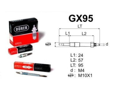 GX95 DURER ŚWIECA ŻAROWA