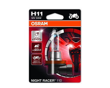 H11 12V 55W OSRAM Night Racer +110%żarówka halogenowa - 1szt
