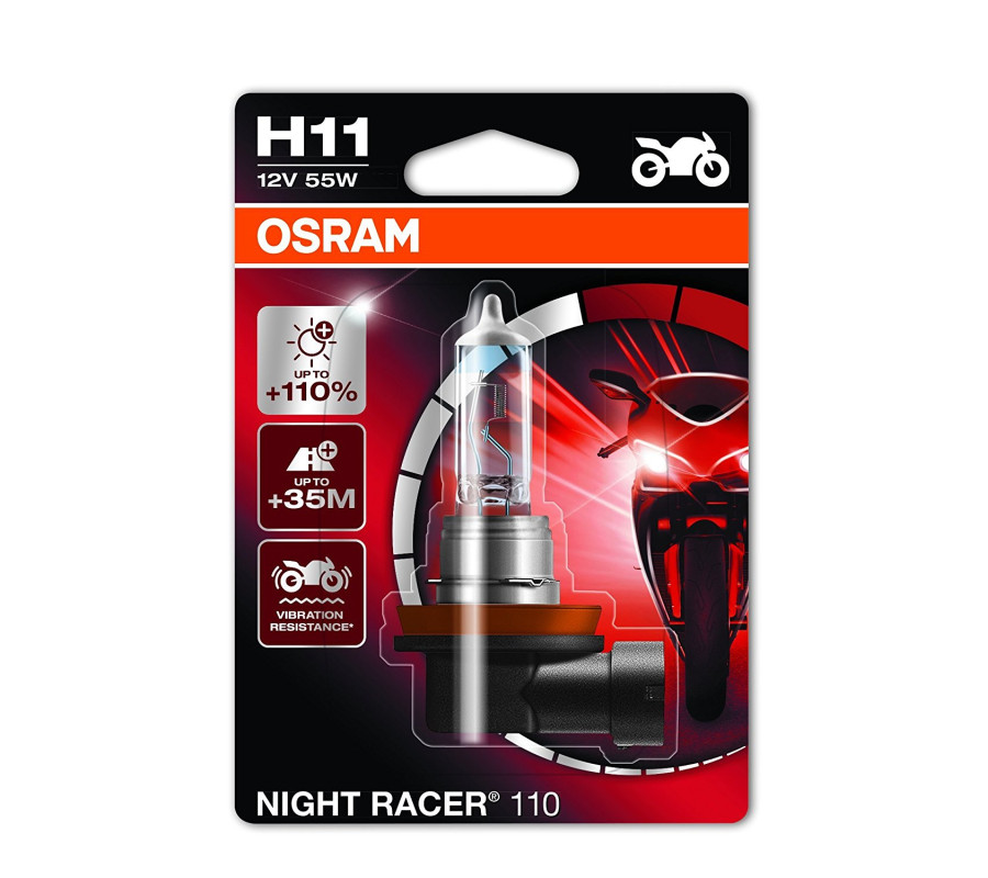 H11 12V 55W OSRAM Night Racer +110%żarówka halogenowa - 1szt