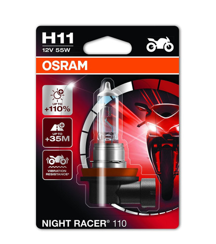 H11 12V 55W OSRAM Night Racer +110%żarówka halogenowa - 1szt