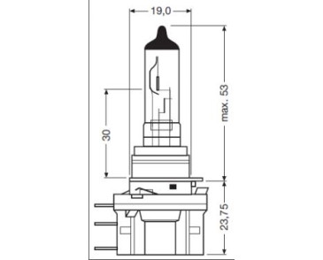 H15 15/55W 12V żarówka halogenowa