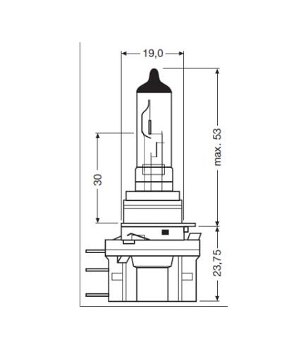 H15 15/55W 12V żarówka halogenowa