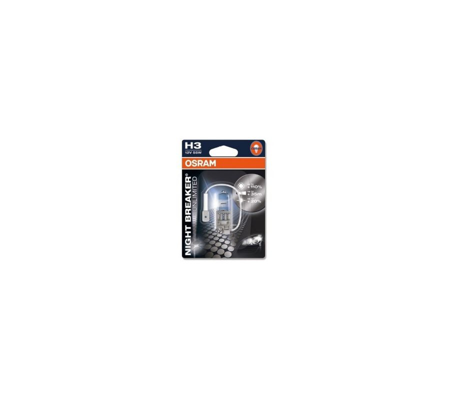 H3 12V 55W Osram Night Breaker Unlimited- 1szt