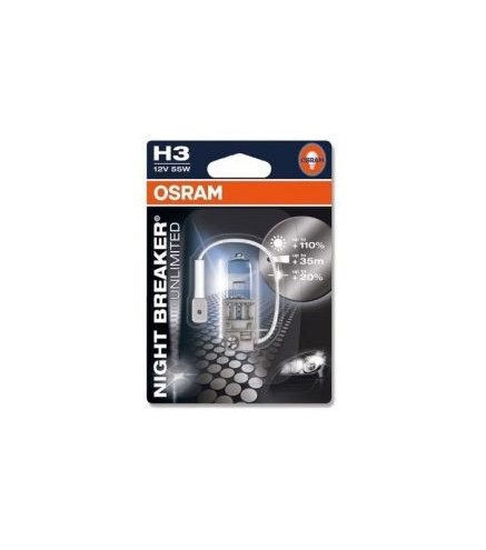 H3 12V 55W Osram Night Breaker Unlimited- 1szt