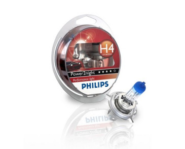 H4 55/60W Philips Power2Night 2szt