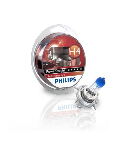 H4 55/60W Philips Power2Night 2szt