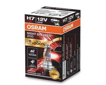 H7 12V +200% Osram Night Breaker - 1szt