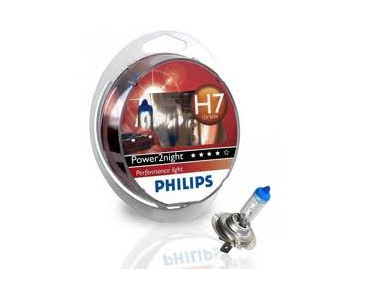 H7 55W Philips Power2Night 2szt.