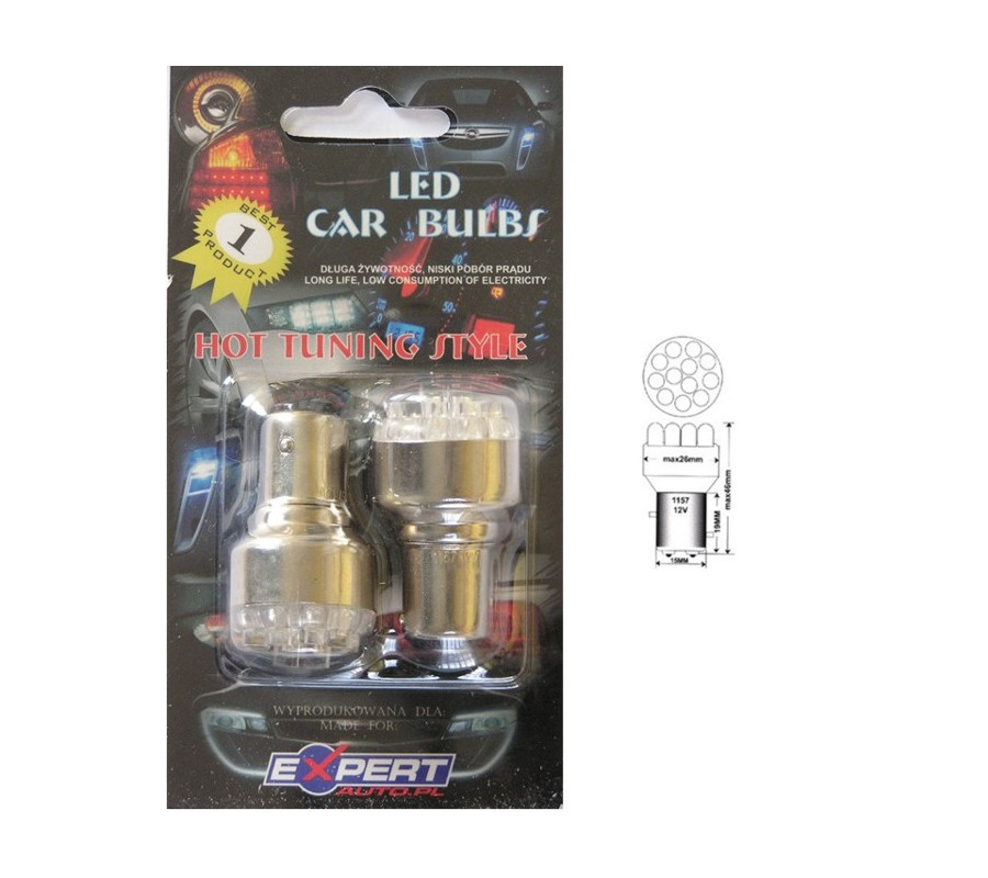 LB861W-01B P21W biała Canbus 12V21W BA15s biała