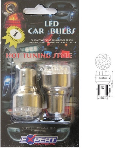 LB861W-01B P21W biała Canbus 12V21W BA15s biała