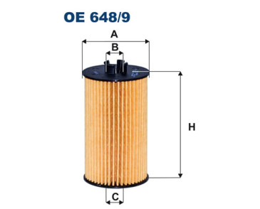 OE648/9 filtr oleju FILTRON