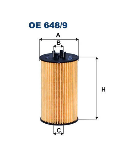 OE648/9 filtr oleju FILTRON