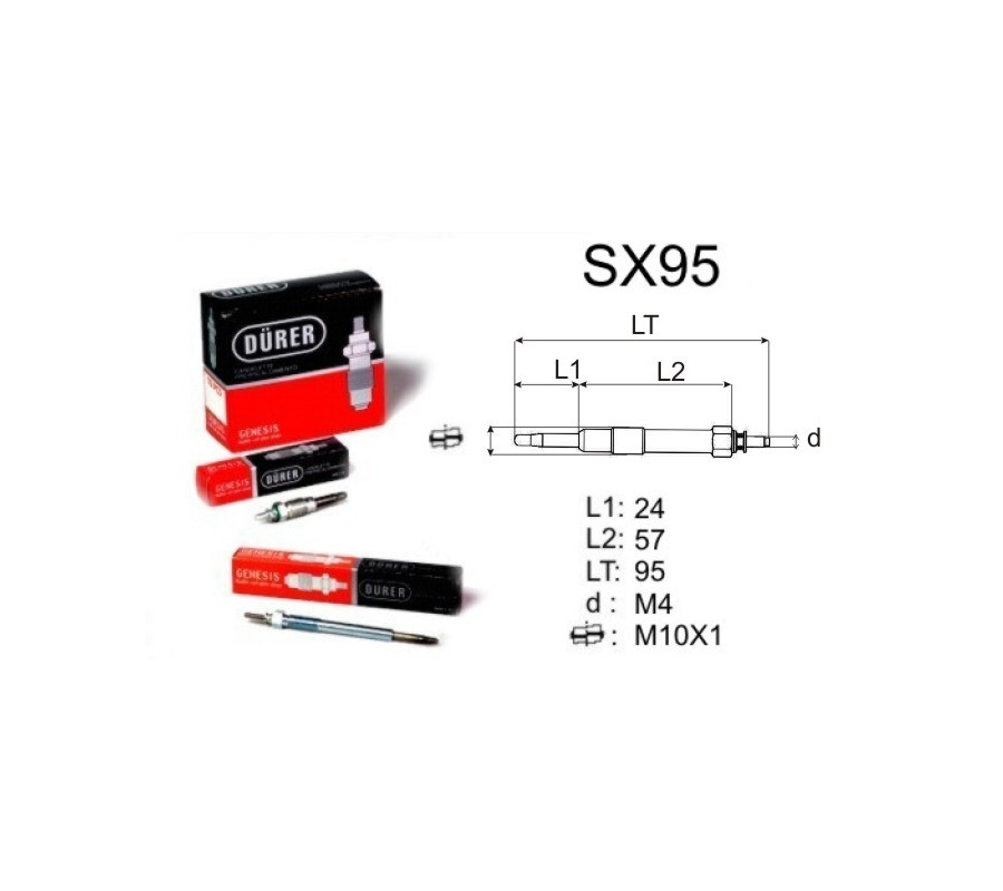SX95 DURER ŚWIECA ŻAROWA