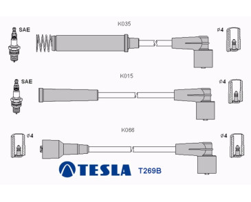 T269B Przewody zapłonowe TESLA                                                                                                  