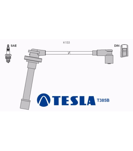 T385B Przewody zapłonowe TESLANissan Micra K11 1,0l 1,3l 92-00