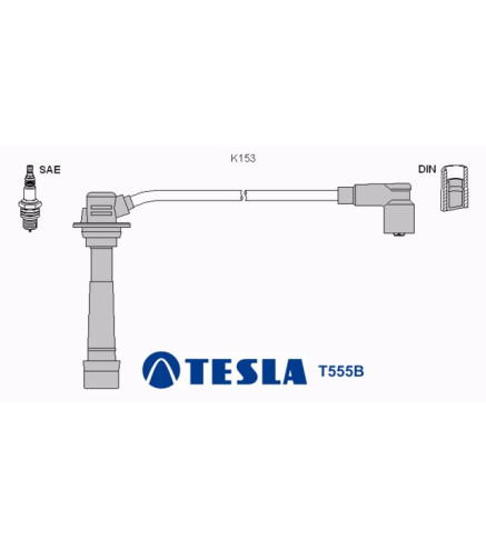 T555B Przewody zapłonowe TESLA
