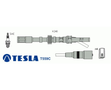 T559C Przewody zapłonowe TESLA