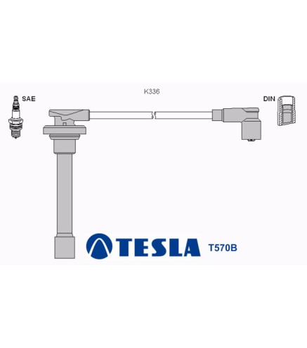 T570B Przewody zapłonowe TESLAHonda