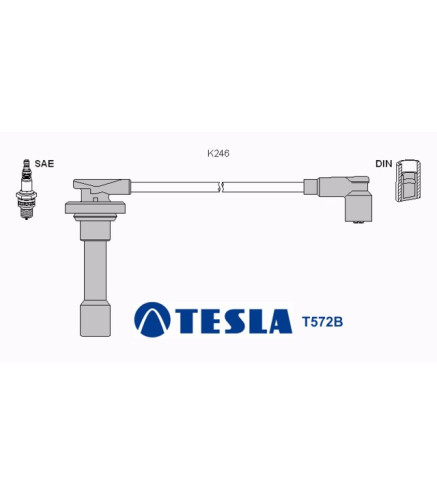 T572B Przewody zapłonowe TESLA