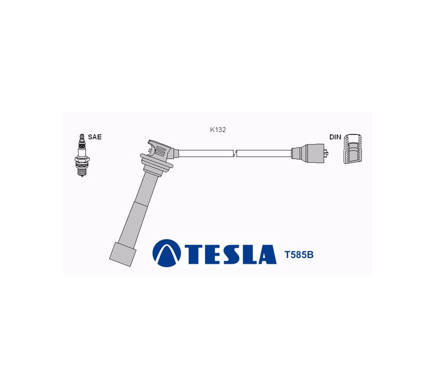 T585B Przewody zapłonowe TESLA