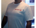 T-Shirt BRISK Racing size XL biała/white