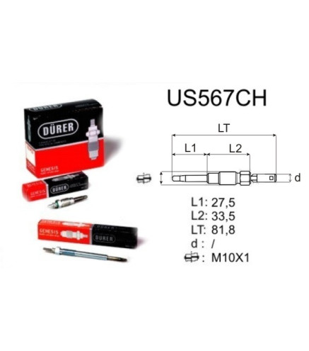 US567CH DURER ŚWIECA ŻAROWA