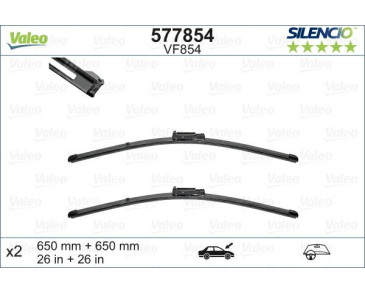 VF854 650/650mm pióra wycieraczkiVALEO (577854)