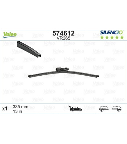 VR265 345mm pióro wycieraczki tył VALEO