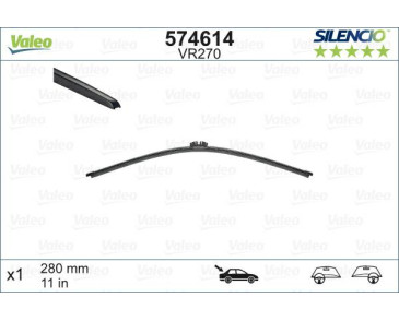 VR270 280mm 11" pióro wycieraczki tyłVALEO