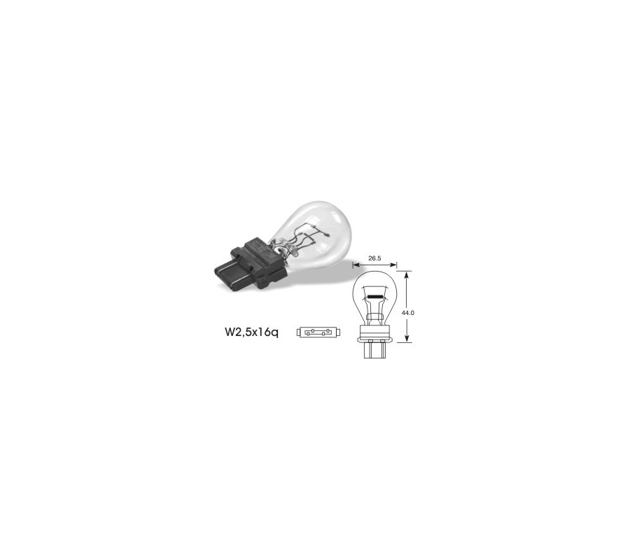 W2,5x16q 27/7W 12V (3157) żarówka Osram
