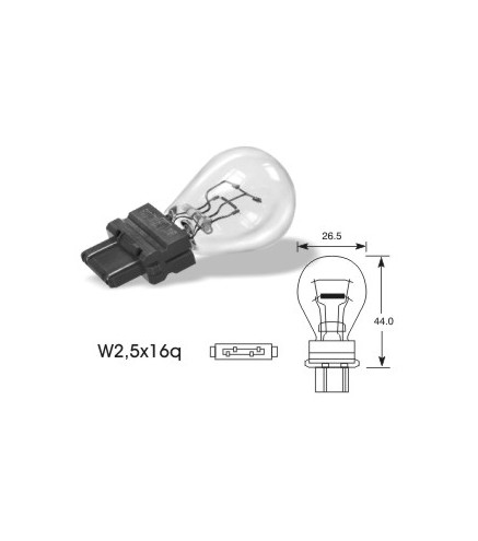 W2,5x16q 27/7W 12V (3157) żarówka Osram