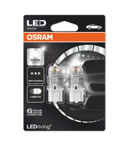 W21W Osram LEDriving - Cool White 6000KW3x16d 12V - blister (2szt)