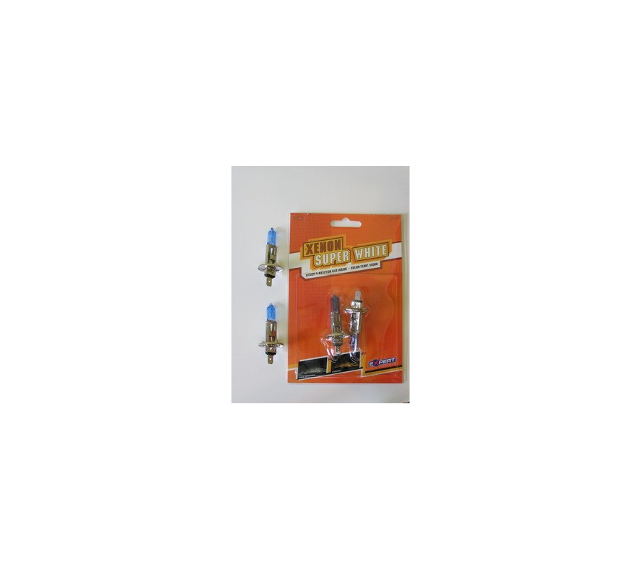 XSW-H1-100 żarówki H1 100W 12V (box)H1-100W  Xenon Super White 12V