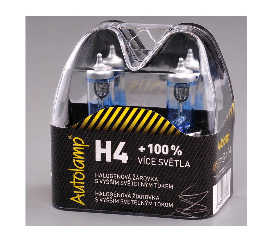 XSW-H4-55/60W+100% Xenon Super White- 2szt żarówki halogenowe