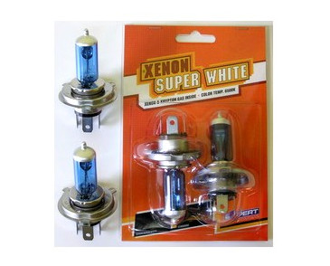 XSW-H4-70/75 żarówki H4 70/75W 12V (box)Xenon Super White H4 70/75W 12V