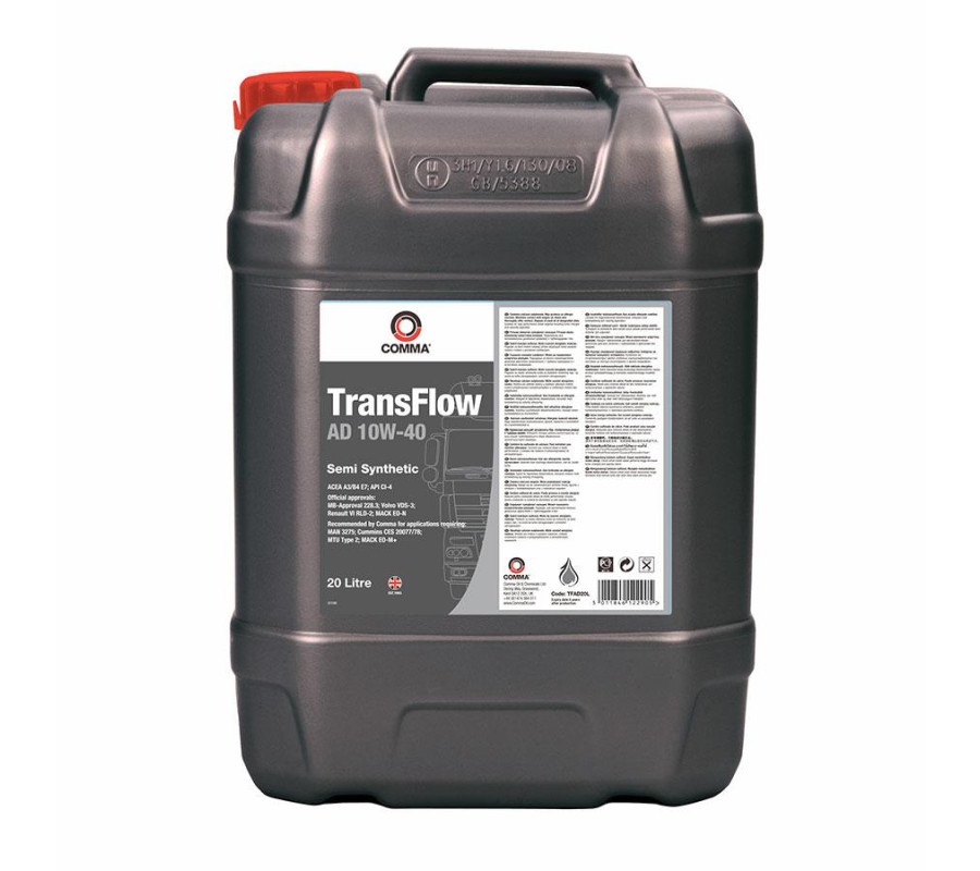 10W40 Comma Transflow AD olej półsyntetyczny - 20L