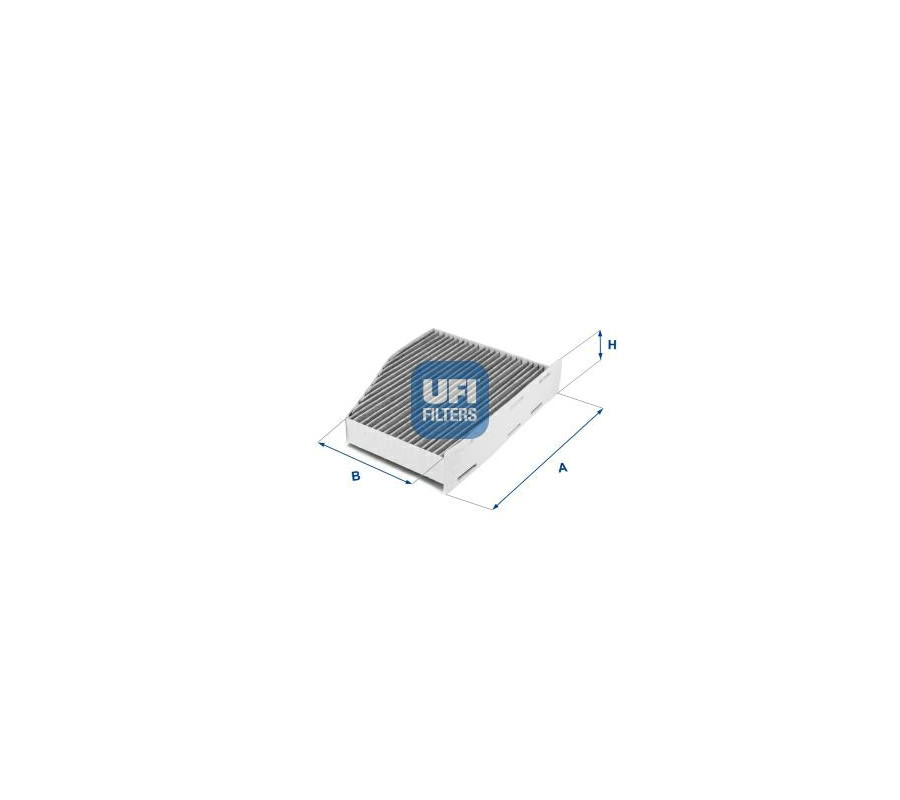54.124.00 (K1111A) filtr powietrza kabiny węglowy UFI