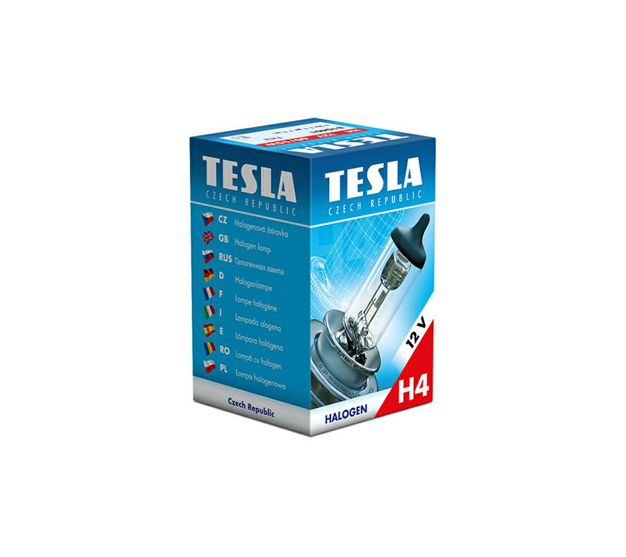 H4 12V 60/55W żarówka halogenowa TESLA