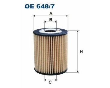OE648/7 filtr oleju FILTRON
