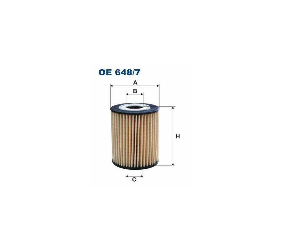 OE648/7 filtr oleju FILTRON