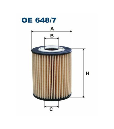 OE648/7 filtr oleju FILTRON