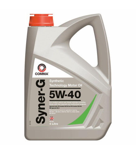 5W40 Comma Syner-G olej syntetyczny - 4L